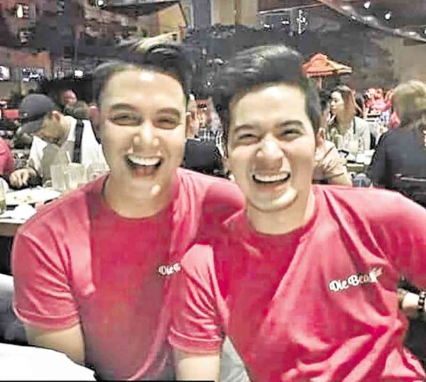 Paolo Ballesteros (left) and Christian Bables