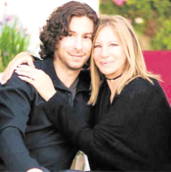 Barbra Streisand with son Jason Gould