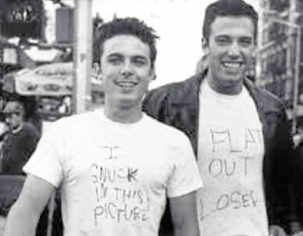 Casey (left) and Ben Affleck in their younger years
