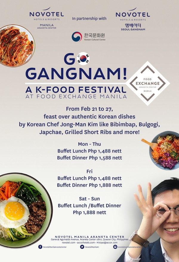Go Gangnam - A K-Food Festival e-flyer