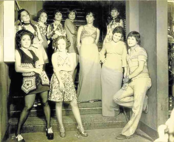 Front row, from left: Mitch Valdes, Laurice Guillen, Lorli Villanueva and Bembol Roco. Back row, from left: June Keithley, Chuchi, Metring David, Estrella Kuenzler, Lolita Rodriguez and Myrna Rosales  Photo courtesy of Laurice Guillen 
