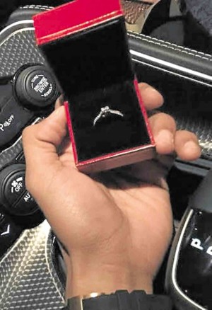 Terrence Romeo’s engagement ring —Instagram