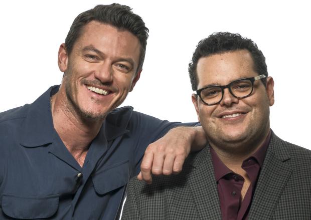 Luke Evans and Josh Gad - press junket for Beauty and the Beast - 5 March 2017