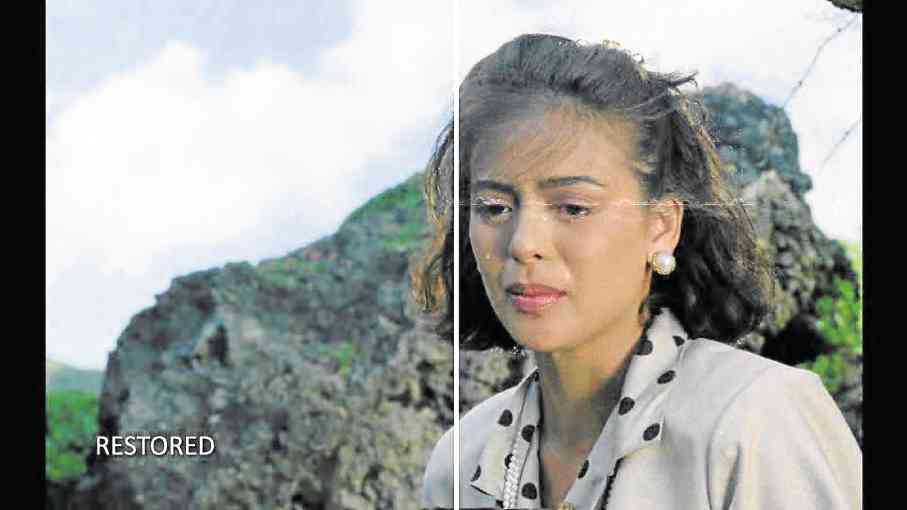 Dawn Zulueta and Richard Gomez in “Hihintayin Kita sa Langit”—photos courtesy of ABS-CBN Film Restoration