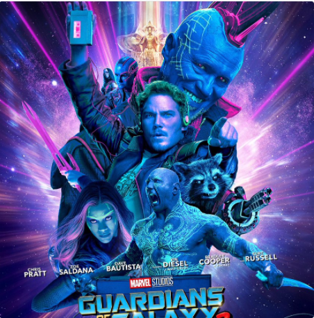 Guardians of The Galaxy Vol. 2 poster. Screen Grab from Twitter/@JamesGunn