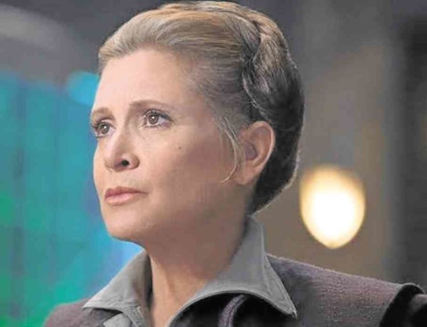 Carrie Fisher in “Star Wars: Episode VII”