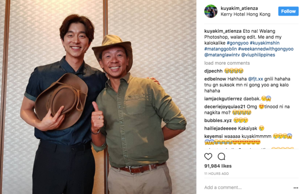 Gong Yoo is Mysteriously Handsome in an All-Black Louis Vuitton Outfit  During a Press Preview