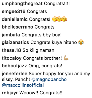 Image: Netizens' comments on Pancho Magno's Instagram post