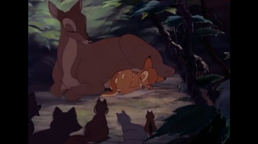 YOUTUBE SCREENGRAB FROM THE MOVIE BAMBI