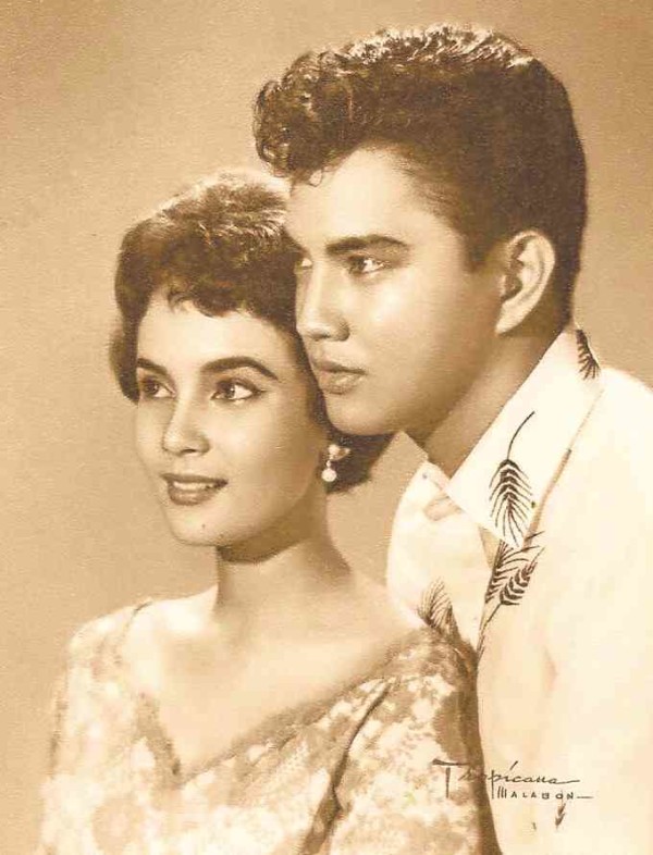 Romeo Vasquez (right) with Amalia Fuentes