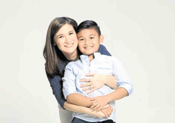 Camille Prats and son Nathan