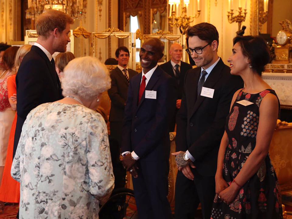 Mo Farah, Liam Payne, Casper Lee, Queen's Young Leaders, Prince Harry, Queen Elizabeth II