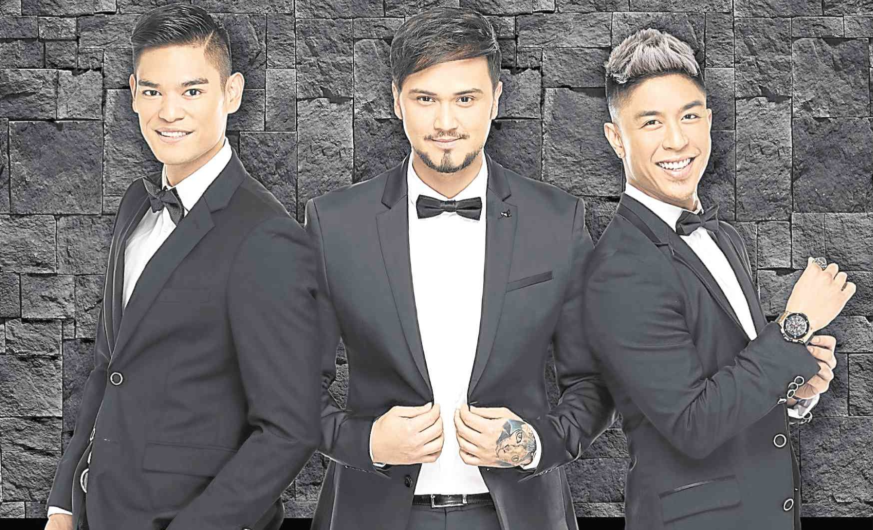From left: Jay-R, Billy Crawford and Kris Lawrence