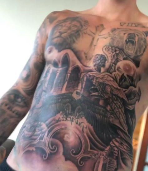 Justin Bieber, tattoos