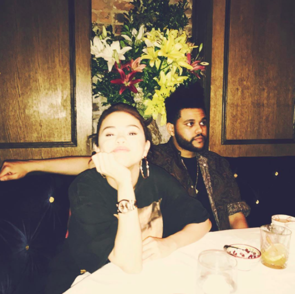 Selena Gomez, the Weeknd