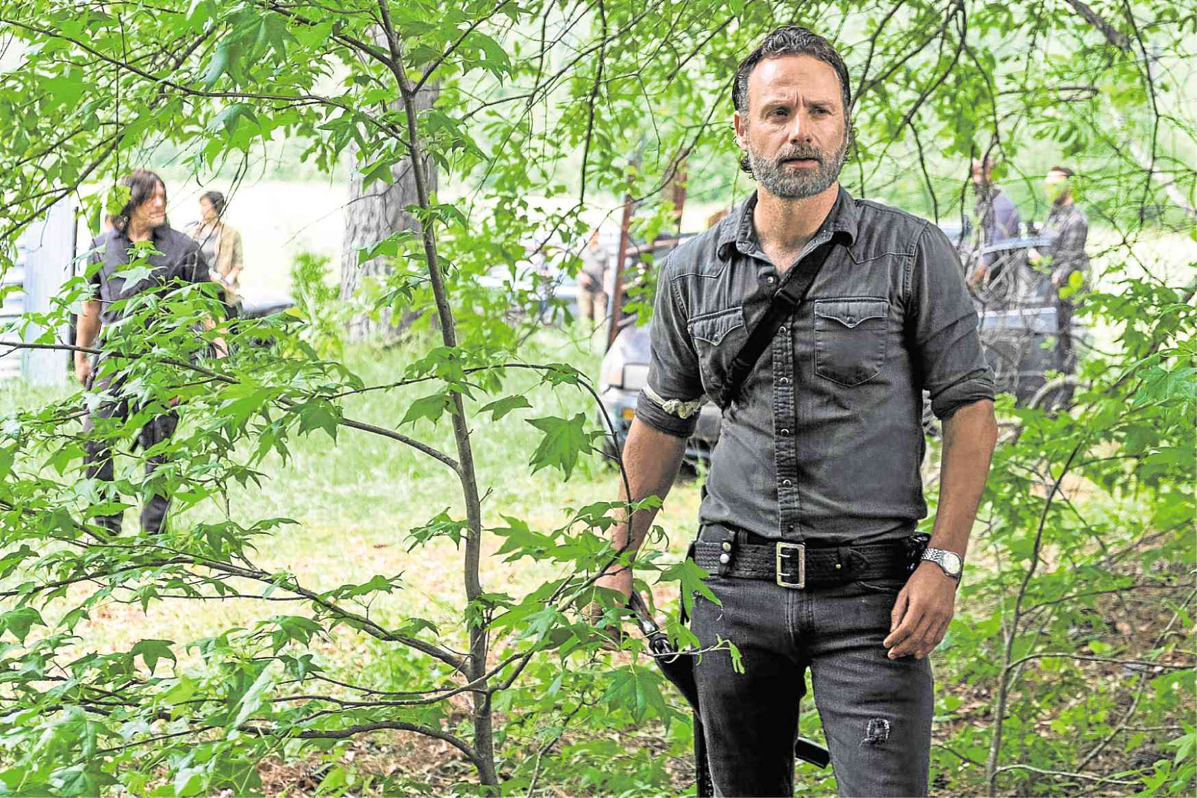 On ‘the Walking Dead’ Set With Lincoln Reedus And Mcbride Inquirer Entertainment