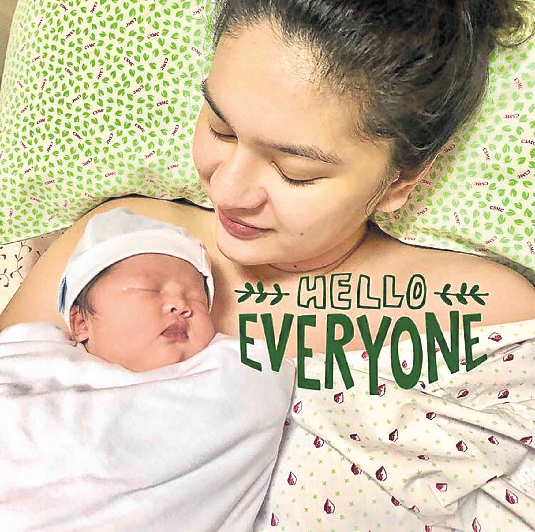 Talitha Maria Sotto and mom Pauleen Three days after giving birth, Pauleen Luna...