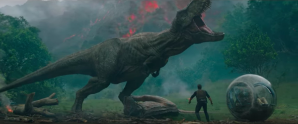 WATCH: Chris Pratt evades dinosaur stampede in ‘Jurassic World: Fallen ...