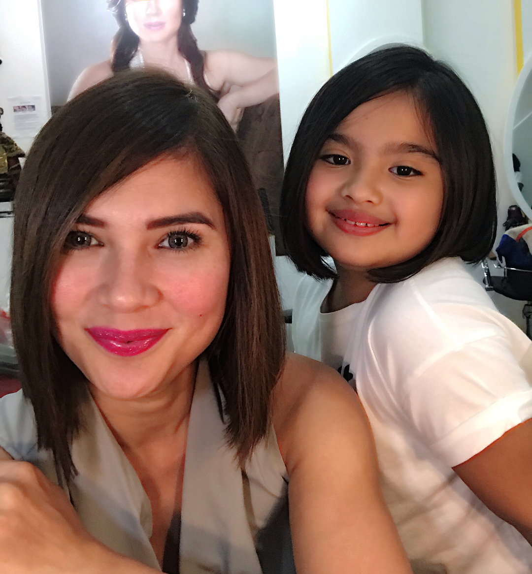 LOOK: Vina Morales shows off matching hairstyle with daughter Caena | Inqui...