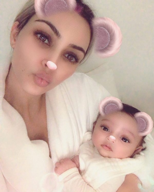 LOOK: Kim Kardashian West Shares Selfie With Her Little Chicago ...