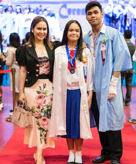 LOOK: Manny, Jinkee Pacquiao proud parents as son Michael bags silver in  nat'l math-science battle