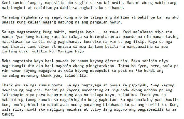 Unique Salonga finally breaks his silence about leaving IV of Spades ...