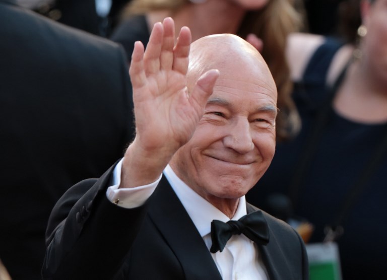 Patrick Stewart attends the 90th Annual Academy Awards on March 4, 2018, in Hollywood, California. / AFP PHOTO / Kyle GRILLOT