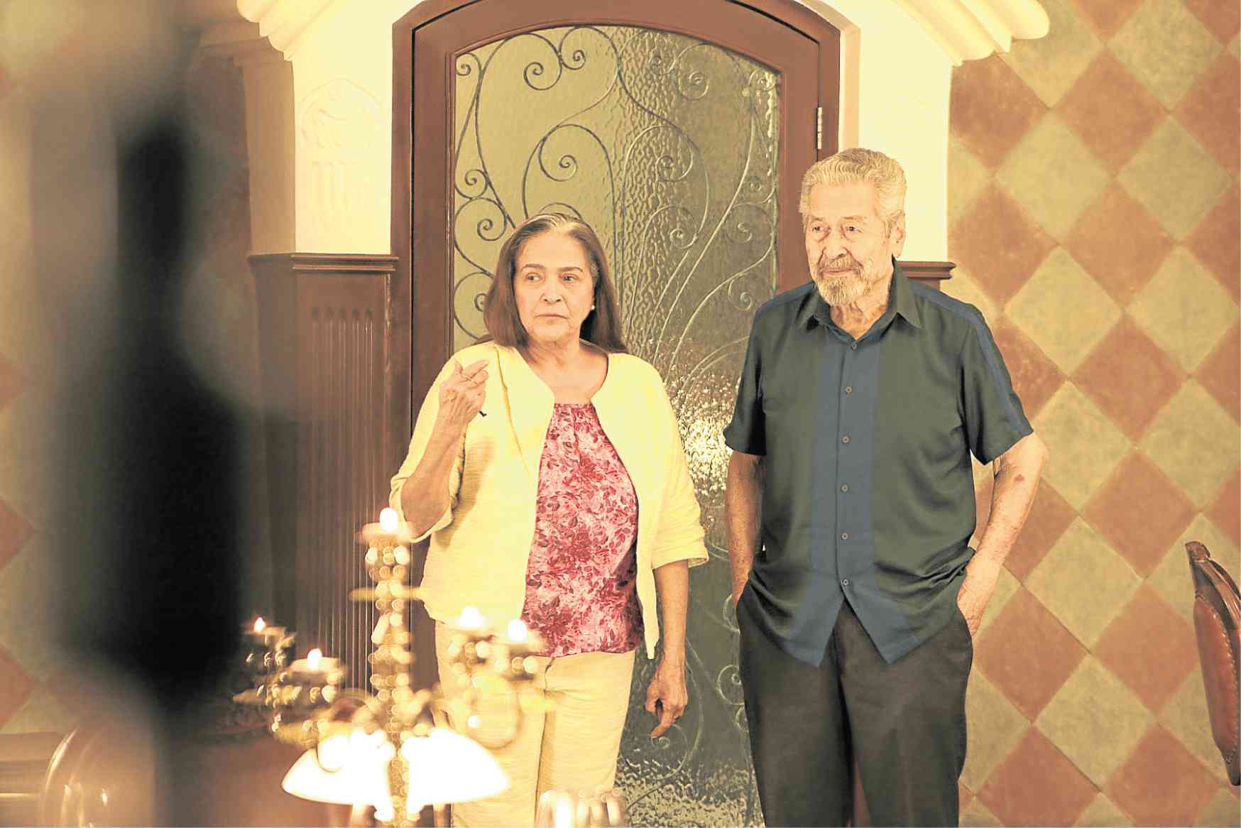 Gina Pareño (left) and Eddie Garcia in “Hintayan ng Langit”