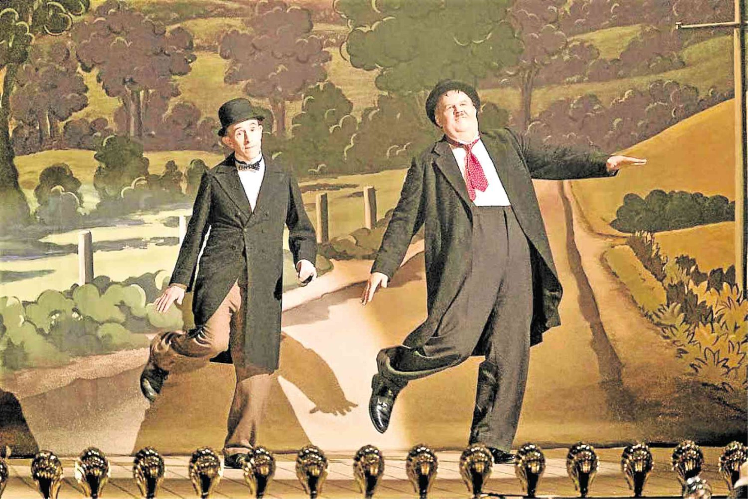 Coogan (left) and John C. Reilly as Stan Laurel and Oliver Hardy, respectively, in Jon S. Baird’s “Stan & Ollie.”—SONY PICTURES CLASSICS