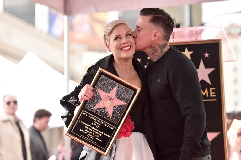 Singer Pink honored with Hollywood Walk of Fame star