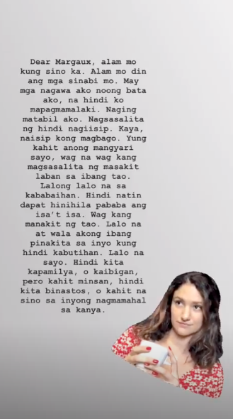 Angelica Panganiban on laspag remark