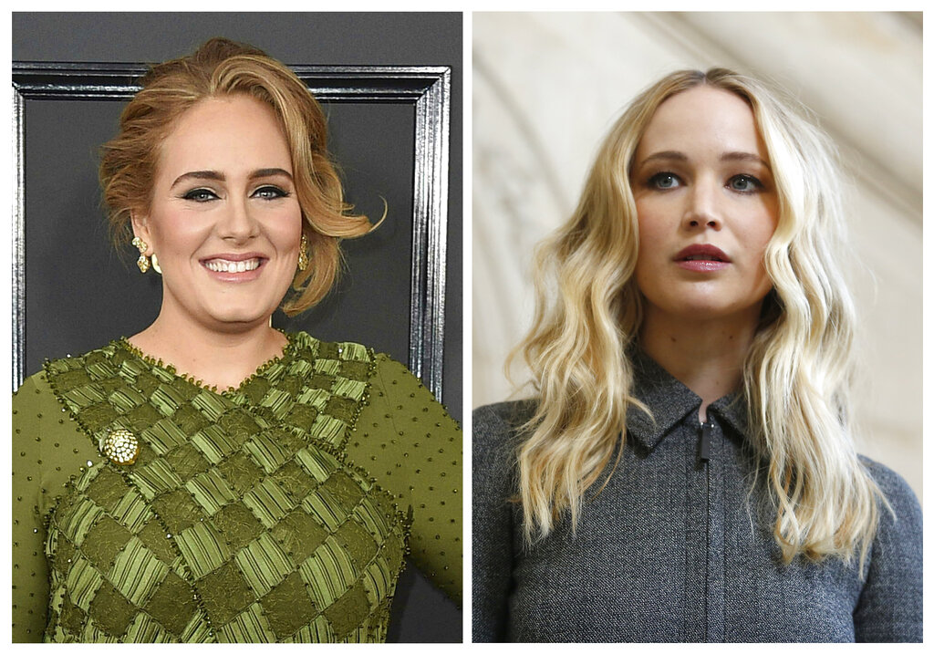 Adele, Jennifer Lawrence