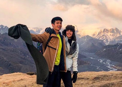 Megan Young, Mikael Daez in Iceland