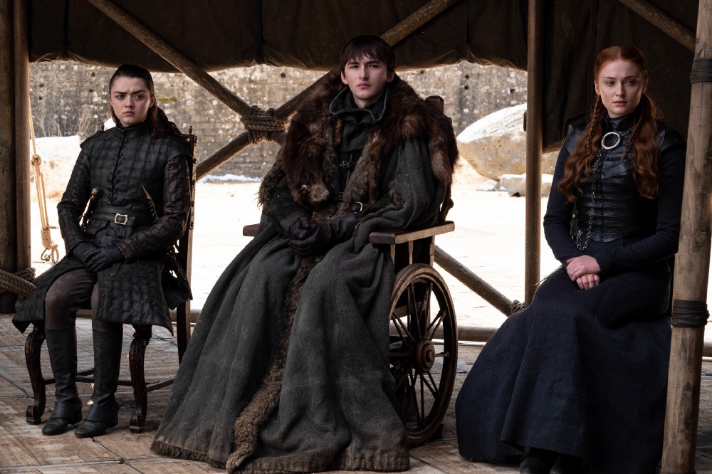 Maisie Williams, Isaac Hempstead Wright, Sophie Turner, game of thrones