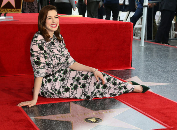 Anne Hathaway gets Hollywood Walk of Fame star
