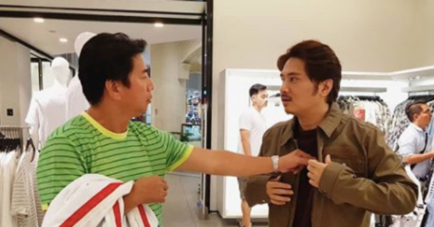Janno Gibbs gets jacket from Wiillie Revillame