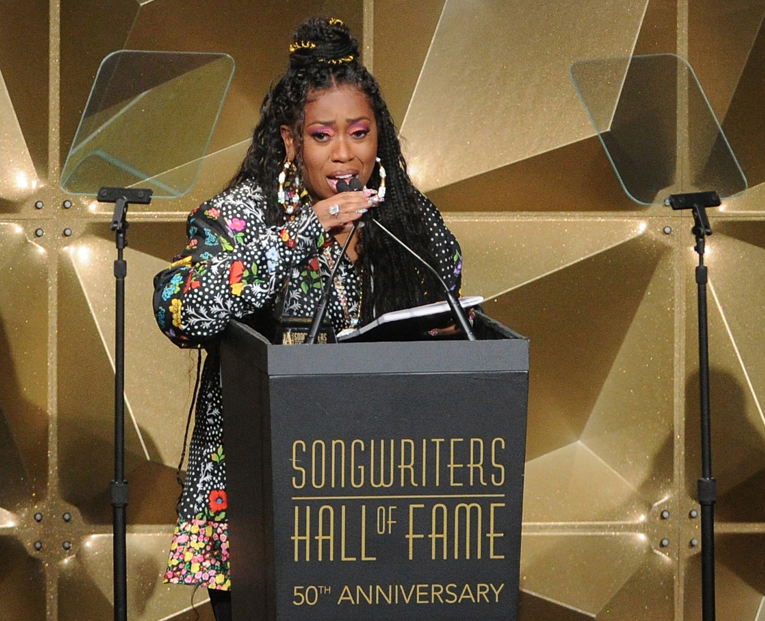 Missy Elliott, in tears, gets inducted into Songwriters Hall