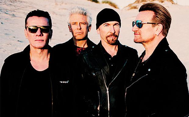  U2 - Larry Mullen Jr., Adam Clayton, the Edge, Bono