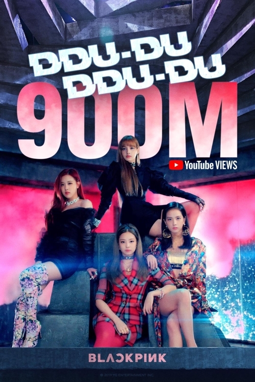 BLACKPINK's 'Ddu-du Ddu-du' gets 1st K-pop group record of 900M YouTube ...