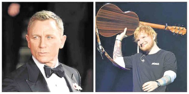Daniel Craig’s pick to sing new 007 theme song is Ed Sheeran