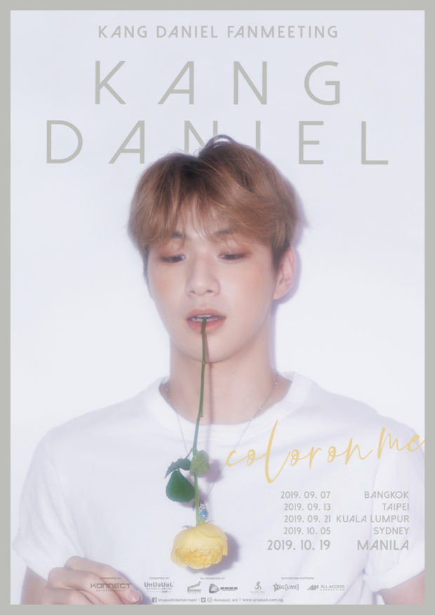 Korean singer Kang Daniel coming to Manila in October