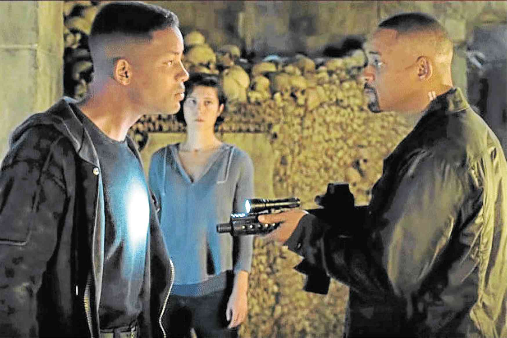 Will Smith vs Will Smith—one of them younger—in “Gemini Man” —PARAMOUNT PICTURES