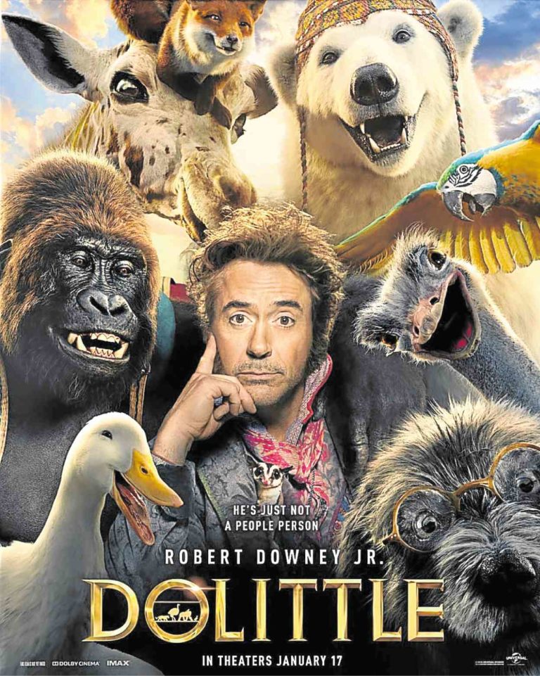 Robert Downey Jr. an animal whisperer in ‘Dolittle’ | Inquirer ...