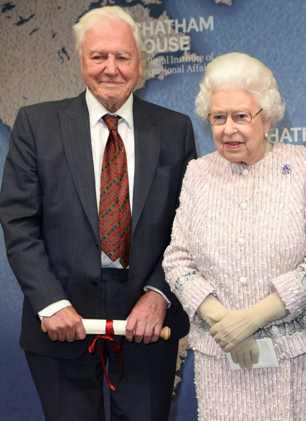 David Attenborough, Queen Elizabeth