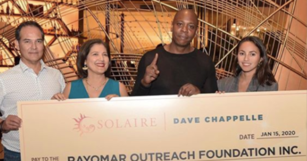 dave chappelle donation
