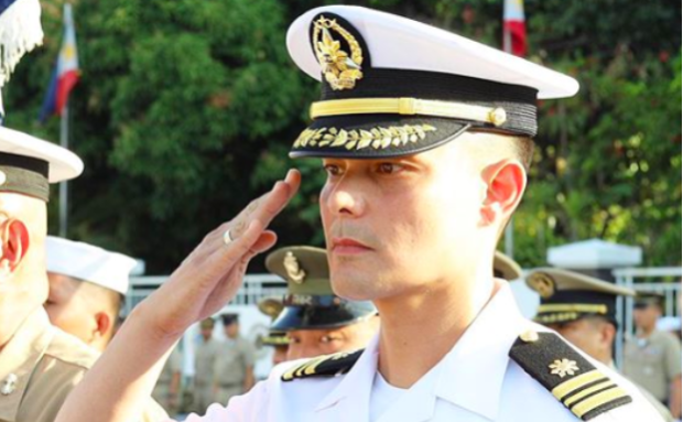 LOOK: Dingdong Dantes now a lieutenant commander of Philippine Navy