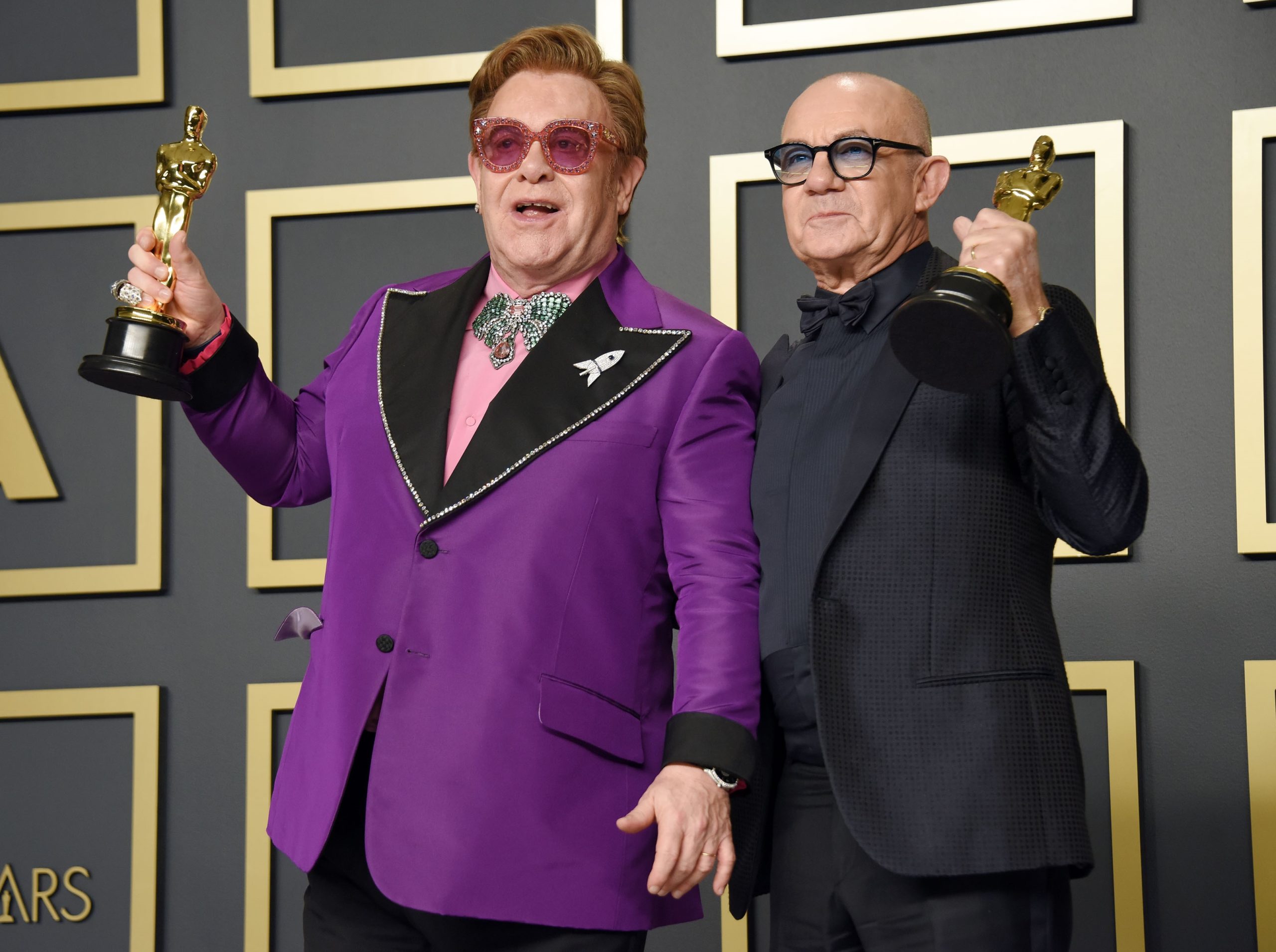 Elton John (left) and Bernie Taupin