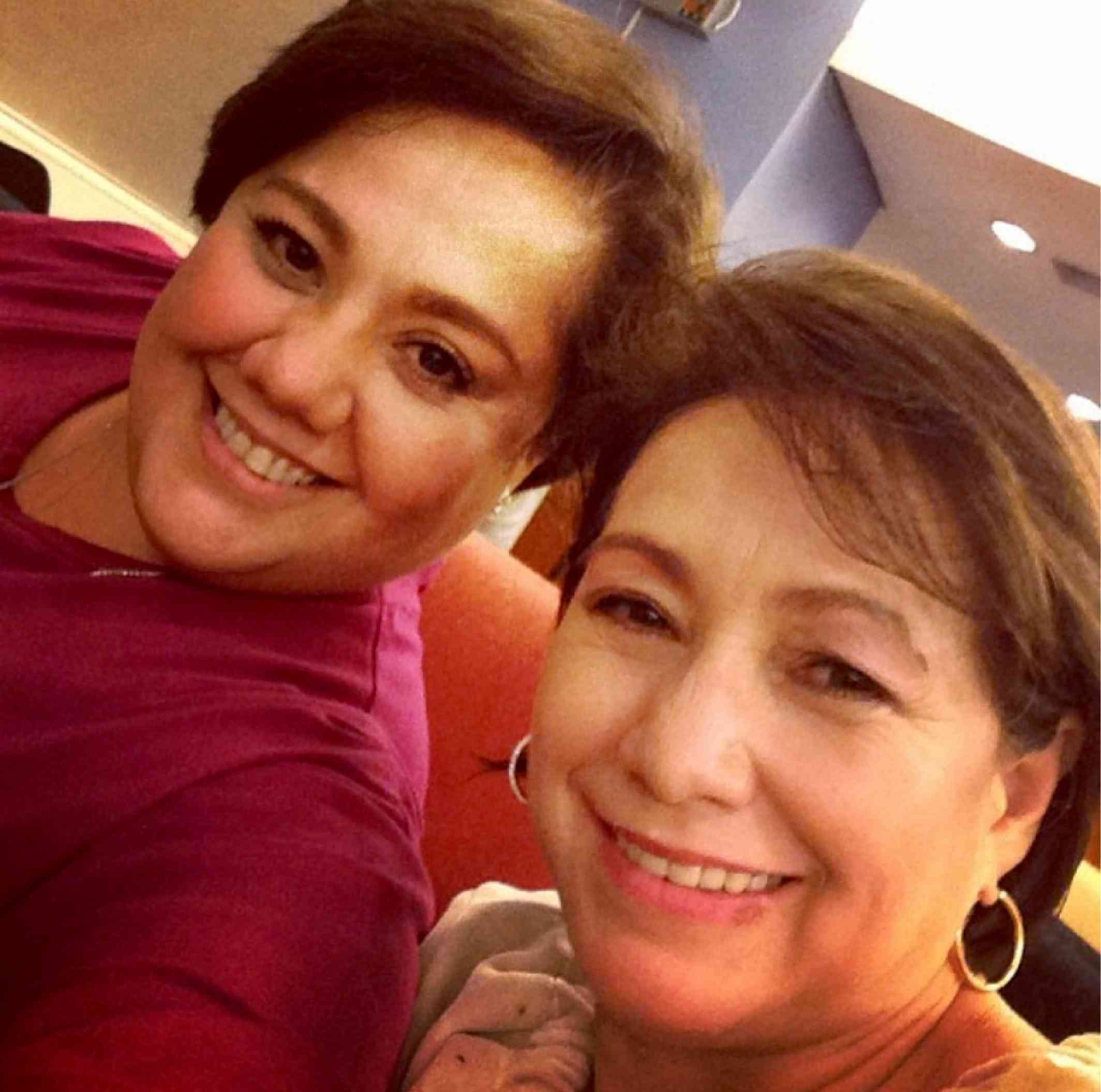 Ruby Rodriguez (left) with sister Dr. Sally Gatchalian