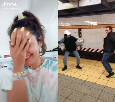 Vanessa Hudgens subway encounter on TikTok