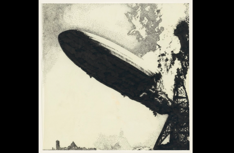 Original artwork for Led Zeppelin's first LP to hit auction block